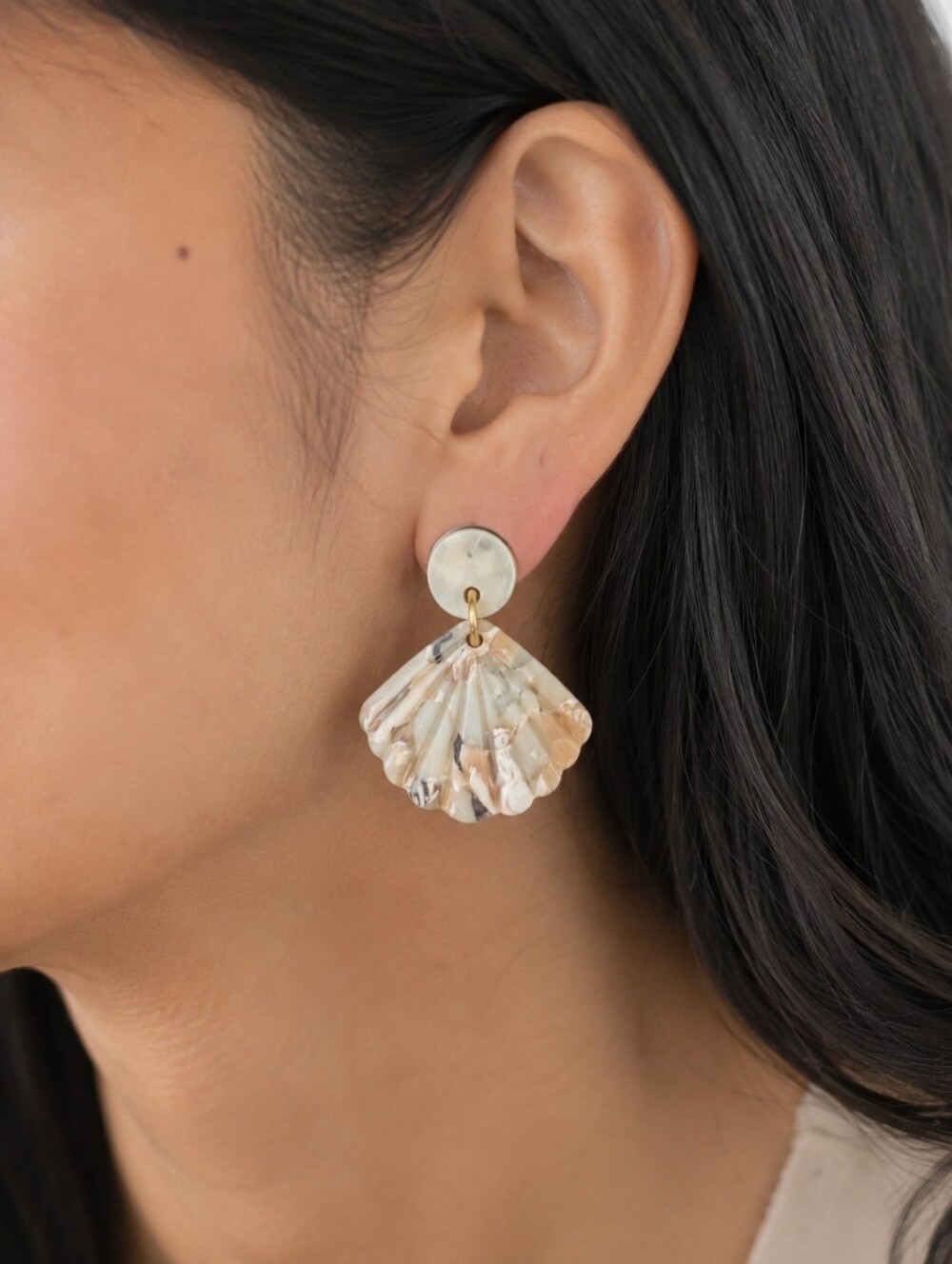 3/$25! Boutique 1861 Shell Earrings